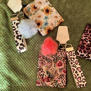 Coin purse Keychain wristlet